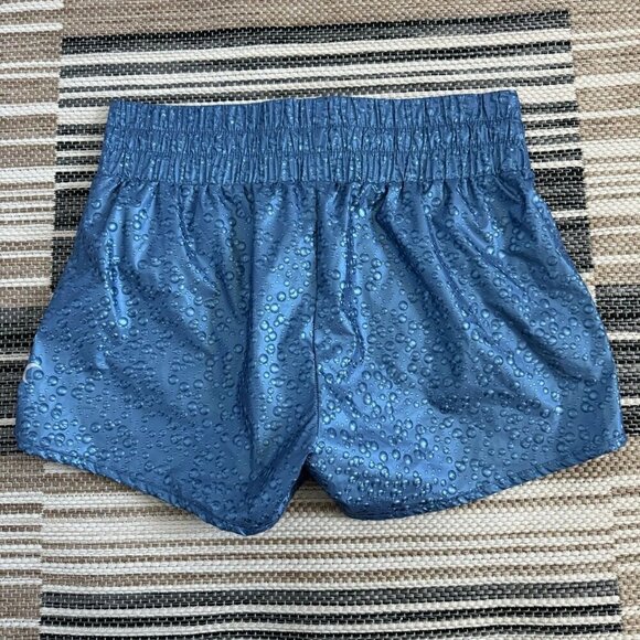 Zyia Active Women's Bomber Shorts High Rise Bubble Water Drop Blue Size Large - Picture 6 of 14